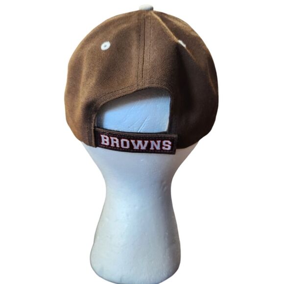 Vintage Twins Enterprise Inc Cleveland Browns Acrylic Wool Blend Adjustable Hat - Picture 5 of 8